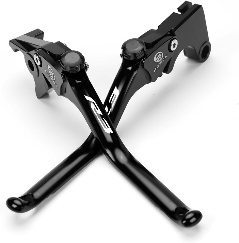 MOWOK Fit for Yamaha R3 YZF-R3 YZFR3 2015 2016 2017 2018 2019 2020 2021 2022 2023 2024 2025 Motorcycle Accessories CNC Adjustable Brake Clutch Levers (Black) - Image 4